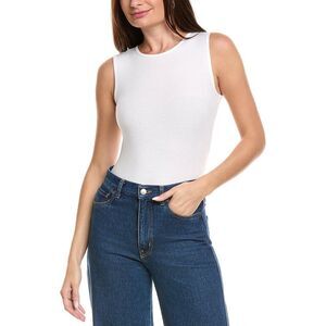 Commando® Womens  Ribbed Bodysuit, White